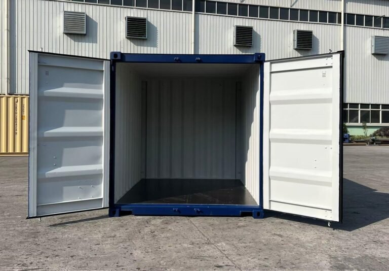 10 Fuß Seecontainer – Neu (One Trip) – Blau – Doppelflügeltür – Bild 2