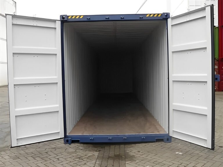 40 Fuß High Cube Seecontainer – Neu – Blau – Doppelflügeltür – Bild 3